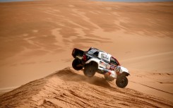 Toyota's Qatari driver Nasser Al-Attiyah is on course for back-to-back wins in the Dakar Rally ahead of Sunday's finish