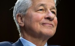 JPMorgan Chase Chief Executive Jamie Dimon said the US economy 'remains strong' but faced headwinds, including persistent inflation