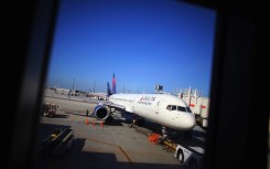 Delta Air Lines posted $12.3 billion in revenue for the October to December quarter, eight percent up from 2019