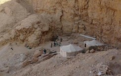 Egyptian archaeologist Mohsen Kamel said the tomb's interior was 'in poor condition'