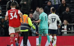 'Sour taste': Arsenal goalkeeper Aaron Ramsdale was kicked by a fan after a 2-0 win at Tottenham
