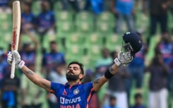 India's Virat Kohli won praise from the cricketing world after his third one-day international century in four matches 
