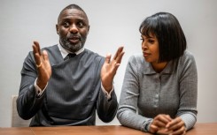 Idris Elba, who played a ruthless drug gang leader in 'The Wire', cuts a very different image in Davos