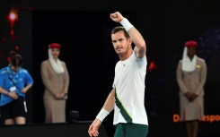 Britain's Andy Murray celebrates victory against Italy's Matteo Berrettini