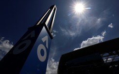 A scorching sun shines above Melbourne Park