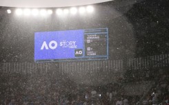 Rain has caused a backlog of matches at the Australian Open