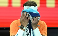 Rafael Nadal during his Australian Open defeat
