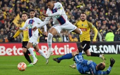 Kylian Mbappe scored five times in PSG's 7-0 win over sixth-tier Pays de Cassel in the French Cup