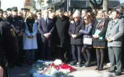 A vigil was held for the victims of a machete-wielding attack on two churches in Spain