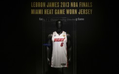 LeBron James' game-worn jersey from the athlete's NBA finals game 7 victory over the Miami Heat in 2013 sold for $3.7 million