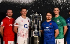 Six of the best: Skippers Jamie Ritchie, Ken Owens, Owen Farrell, Antoine Dupont,  Jonathan Sexton and Michele Lamaro 