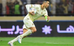 Cristiano Ronaldo grabbed the ball after converting a stoppage-time penalty to break his duck for Al Nassr to secure a draw with Al Fateh