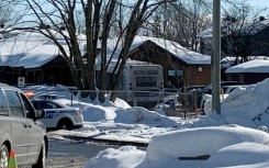 The bus crash injured several children at the day care center, Quebec emergency officials said