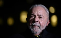Brazilian President Luiz Inacio Lula da Silva speaks to the press outside the West Wing of the White House after meeting President Joe Biden