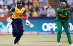 'Young superstar': Sri Lanka's Vishmi Gunarathne runs during her team's shock win over South Africa on Friday