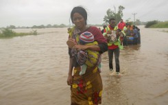About 14,000 people have been evacuated around the capital Maputo