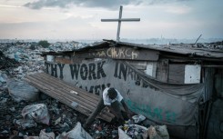 Unwearable used clothing may end up in plastic graveyards outside Nairobi, such as the Dandora landfill 