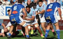 Uzair Cassiem (C) made his South Africa debut against Wales in November 2016