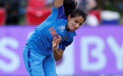 High five: India's Renuka  Thakur bowls in Saturday's game