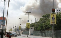 Under attack: 121 people died in two car bomb blasts at the education ministry in Mogadishu last October