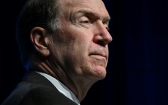 Outgoing World Bank chief David Malpass in an October 11, 2022 photo