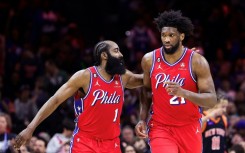Philadelphia's James Harden and Joel Embiid keyed the 76ers' 110-105 come from behind victory over the Memphis Grizzlies
