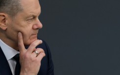 German Chancellor Olaf Scholz said he was in talks with the armaments industry to increase production of military equipment for the Bundeswehr and other European armies