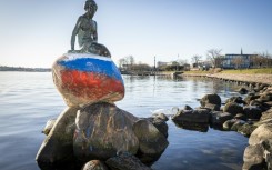 Copenhagen police told AFP they had been at the scene in the morning and recorded a case of 'vandalism'