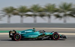 Aston Martin driver Fernando Alonso produced another fine performance in the practice session for the Bahrain Grand Prix