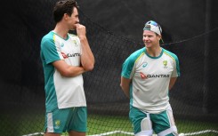 Pat Cummins (left) will miss the fourth Test against India with Steve Smith (right) acting as captain