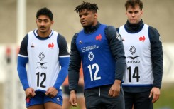 Jonathan Danty (C) made his France debut in 2016