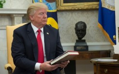 Former US president Donald Trump famously told a rally he and North Korea's Kim Jong Un 'fell in love'