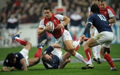 Lee Byrne (C) beat France once in six attempts during his career 