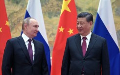 Chinese President Xi Jinping and his Russian counterpart Vladimir Putin met in Beijing in February 2022, before Moscow's invasion of Ukraine 