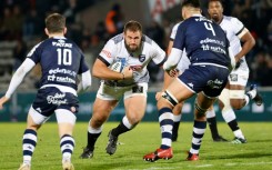 Bath time - Sharks and South Africa prop Thomas du Toit (C) will join the English Premiership club after the World Cup