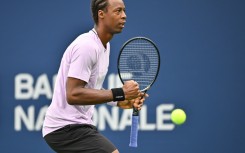 French veteran Gael Monfils was forced ot retire during his first round match at the Miami Open on Wednesday