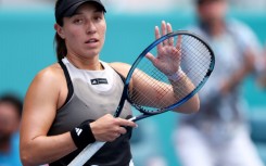 Jessica Pegula of the United States defeated Katherine Sebov of Canada in their first round match at the Miami Open