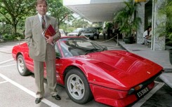 Finnish businessman Thomas Zilliacus, pictured in Singapore in 1995, has entered the running to buy Manchester United 