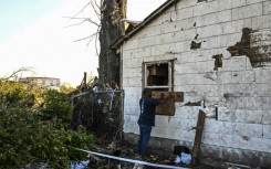 This image obtained from the Mississippi Highway Patrol shows emergency personnel on Highway 49 near Silver City after a tornado touched down