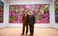 Gilbert Prousch, 79, (R) and George Passmore, 81, (L) met at Saint Martin's School of Arts in 1967, and have been inseparable ever since