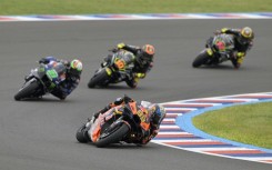 Follow the leader: Brad Binder on his way to victory