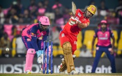 Shikhar Dhawan on his way to an unbeaten 86