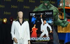 Stayin' alive: The suit worn by John Travolta in 'Saturday Night Fever' is going under the hammer