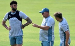 England pacer Reece Topley (L) will miss the Indian Premier League after suffering a dislocated shoulder earlier this week