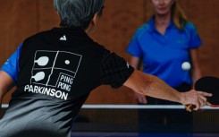 'When you're playing table tennis, you don't think about your Parkinson's,' says coach Andreas Moroff