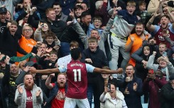 Ollie Watkins (C) scored twice as Aston Villa beat Newcastle