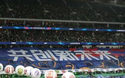 About 50,000 watched the opening ceremony and match in the stadium, according to official figures