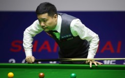 China's Ding Junhui in action at the 2018 Shanghai Masters