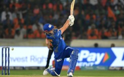 Cameron Green on his way to a maiden half century in the IPL