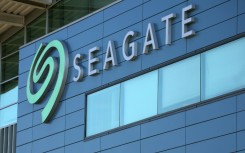 An exterior view of a Seagate office in Fremont, California